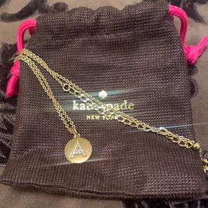 Kate Spade Initial Necklace- A